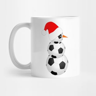 SOCCER Player Snowman Mug